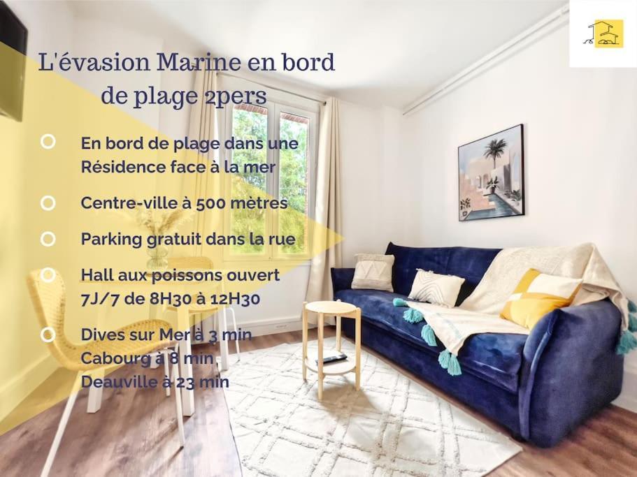 L'Evasion Marine A La Plage 2P Houlgate Exterior foto